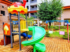 luxurious fully furnished two bedroom apartment with heated swimming pool fully equipped gym ample parking space children playing ground and unbeatable city views